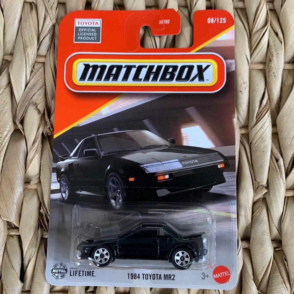 1984 Black Toyota MR2 1980s Car Matchbox Mattel MBX Diecast Toy 🆕 2025